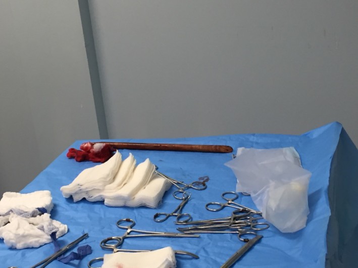 Cooper Lamb stick instrument table