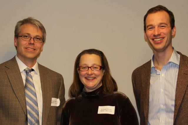 Dr. Geoffrey Hutchinson, Dr. Sarah Charney and Dr. Lawrence Brown.