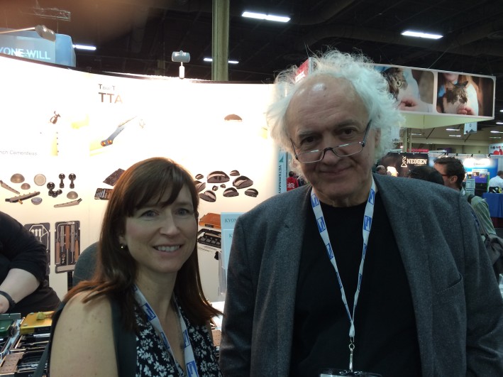 Leslie was thrilled to meet with Dr. Slobodan Tepic, the president and founder of KYON Veterinary Surgical Products. Dr. Tepic is also the chief technology officer, inventor, and designer of the entire line of KYON products and procedures.