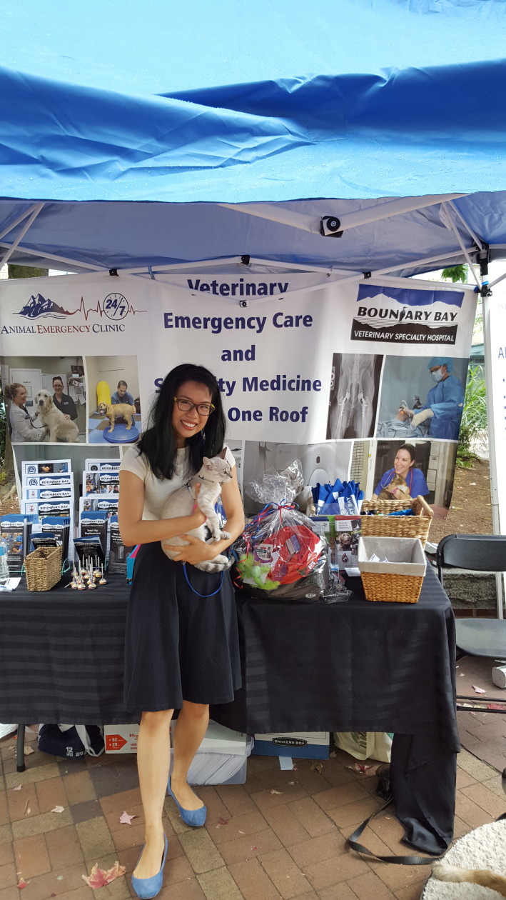 Cat gift basket winner at Petapalooza