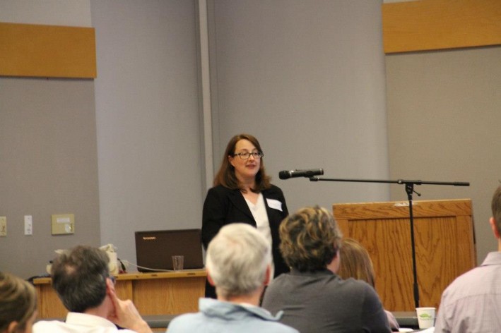 Dr. Sarah Charney sharing some oncology 'pearls of wisdom'.